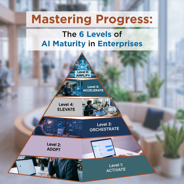AI maturity levels enterprise progress